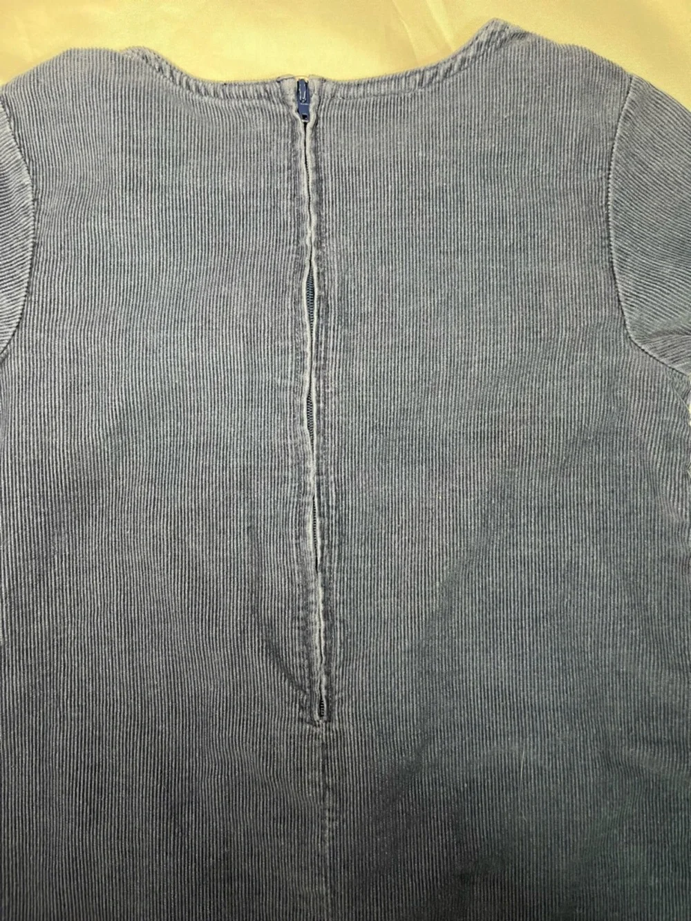 Vintage Disney Store Winnie The Pooh Blue Corduroy Dress Girls 4/5‎ Pockets